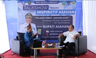 Bupati Asahan Hadiri Talkshow Bersama Tokoh Inspiratif Di SMA Negeri 1 Meranti