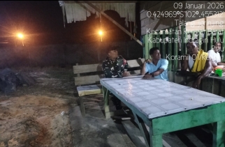 Babinsa Tajir Tingkatkan Keamanan Dengan Rutin Melaksanakan Patroli Malam