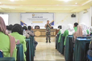 Dandim 0302/Inhu Sebagai Narasumber Dalam Seminar Perspektif Baru Dalam Ketahanan Pangan Merupakan Misi Mahasiswa Untuk Indonesia Emas