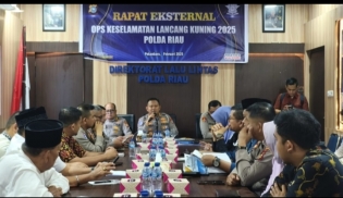 MULAI TANGGAL 10 FEBRUARI POLDA RIAU GELAR OPERASI KESELAMATAN LANCANG KUNING 2025