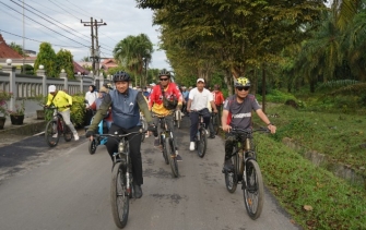 Bupati Asahan Gowes Bareng