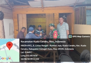Melalui Komsos Dapat Mendekatkan Babinsa Koramil 01/Rengat Melaksanakan Bangun Keakraban