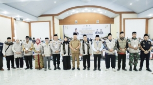 Wakil Bupati Asahan Sambut Kepulangan Jamaah Haji Kloter 7