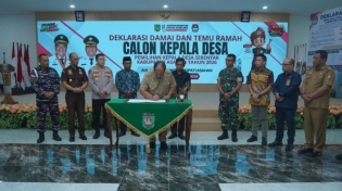 Deklarasi Pilkades Damai Dalam Rangka Pilkades Serentak Tahun 2026 Di Kabupaten Asahan