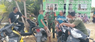 Komsos Serta Silahtuhrahmi Diwilayah Desa Binaan Untuk Jaga Hubungan Antara TNI Dan Masyarakat