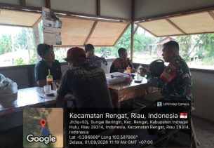 Bangun Komunikasi yang Baik, Babinsa Pererat Keakraban dengan Warga Desa Binaan