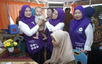 Hut Posyandu Nasional 2026, Ketua TP. PKK Kabupaten Asahan Tinjau Pelayanan Kesehatan Gratis Di Kecamatan Setia Janji