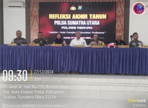 Polres Asahan Gelar Press Release Penanganan Kasus Tahun 2024