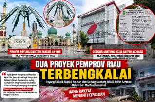 Uang Rakyat Sudah Digelontorkan, Dua Proyek Riau Masih Menyisakan Persoalan