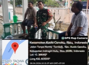 Babinsa Komsos Bersama Tomas Perkuat Silaturahmi Dan Keamanan Wilayah
