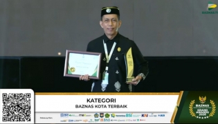 Baznas Kota Tebing Tinggi Raih Penghargaan Kategori Baznas Kota Terbaik