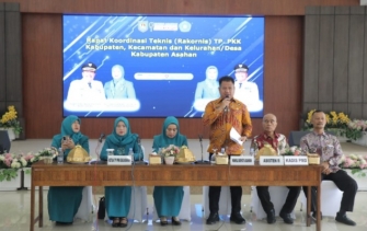 Rakornis TP. PKK Kabupaten Asahan Bulan Juli 2025