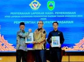 Kabupaten Pasaman Raih WTP Berturut-turut Selama 13 Tahun