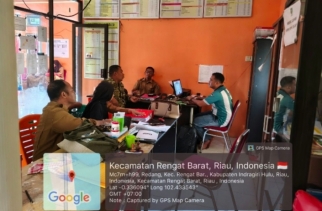 Babinsa Koramil 01/Rengat Gandeng Perangkat Desa Redang Sosialisasikan Penerimaan Prajurit TNI