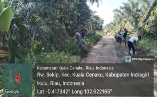 Peduli Lingkungan, Babinsa Ajak Warga Desa Rawa Sekip Lakukan Goro