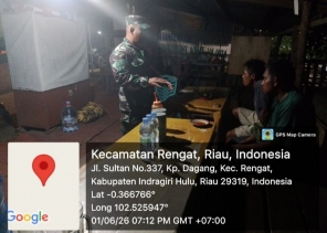 Seringnya Babinsa Patroli Malam Guna Untuk Ciptakan Kenyamanan Bagi Warganya