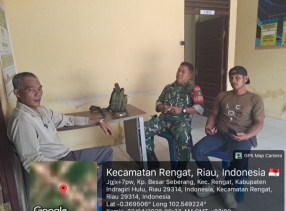 Antara Babinsa Dengan Aparat Kelurahan  Harus Berperan Aktif Di Wilayah Binaan.