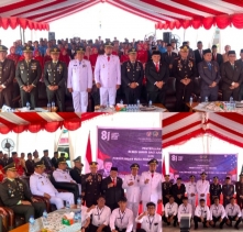 Dandim 0302//Inhu Hadiri Acara Pemberian Remisi Terhadap 572 Warga Binaan Lapas Rengat Di HUT Ke-81 Kemerdekaan RI