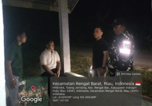 Babinsa Patroli Siskamling, Pastikan Keamanan Desa Talang Jerinjing