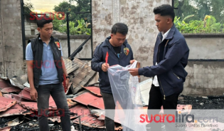 Madrasah Al-Muhtadin Ludes Terbakar, Polisi  Lakukan Olah TKP Kebakaran