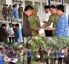 Dandim 0302/INHU dan Sekda Cek Kesiapan LOKASI pembangunan Yon dan Korem