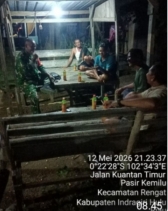 Lakukan Pemantauan Dan Patroli Malam Wilayah Binaan , Ini Penjelasanya Babinsa