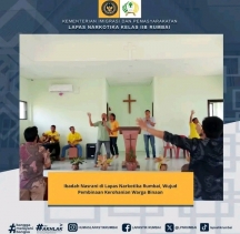 Ibadah Nasrani di Lapas Narkotika Rumbai, Wujud Pembinaan Kerohanian Warga Binaan
