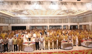 Bupati Asahan Ikuti Rakor Optimalisasi PAD Dan DBH Pajak