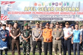 Jelang Pacu Jalur Tepian Narosa, Kuansing Perkuat Kesiapsiagaan Karhutla Demi Keamanan Event