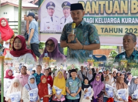 Pastikan Tepat Sasaran, Wako Tebing Tinggi Tinjau Penyaluran Bantuan Beras Tahap Pertama