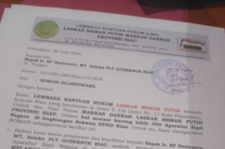 Mutasi 307 ASN DPRD Riau Disorot, LBH LMP Layangkan Somasi ke Plt Gubernur