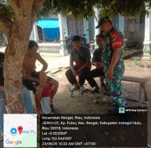 Keakraban Babinsa Bersama Warga Binaan Mang Harus Lebih Dekat Dan Akrab