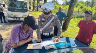 Ditlantas Polda Riau Gelar Razia Gabungan, Sasaran ODOL dan Truk