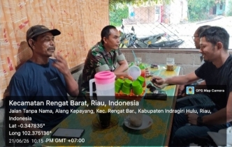 Guna Untuk Mewujudkan Keakraban, Babinsa Komsos Dengan Warga Binaan Diwilayah Desa Binaan