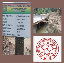 Diduga Asal Jadi, FMRB Soroti Pembangunan Drainase dan Jembatan di Desa Rahuning