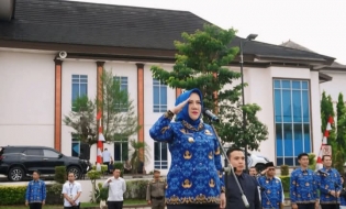 Bupati Musi Rawas H Ratna Machmud Pimpin Upacara Peringatan HUT Musi Rawas