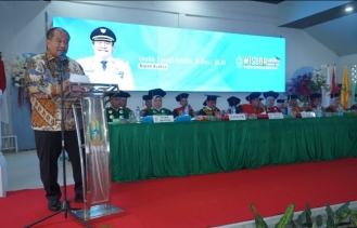 Bupati Asahan Hadiri Wisuda Sarjana Angkatan XXXVI Universitas Asahan