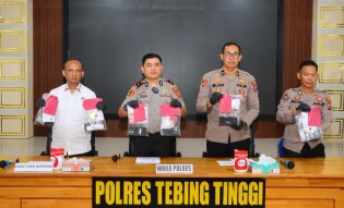 Polres Tebing Tinggi Paparkan Hasil Ungkap Kasus Narkoba Sejak Januari, Amankan 87 Tersangka