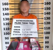 Tindak Lanjut Dumas, Satresnarkoba Polres Tebing Tinggi Amankan Pria Bawa Sabu
