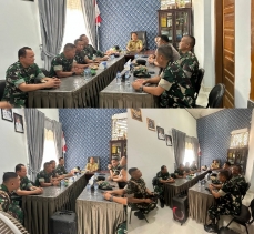 Tim Mabes TNI Audiensi di Rakit Kulim, Perkuat Pencegahan Karhutla