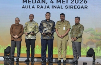 Gubernur Sumatera Utara Hadiri Pengukuhan Kepada Kantor Perwakilan LPS I