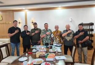 Pererat Silaturahmi, Gubernur Akpol Terima Kunjungan Pendeta dan Insan Pers dari Riau