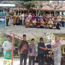 SDN 176 Pekanbaru Raja Seatinis, M.Pd Terima Safari Dakwah Santri PP Dar El Hikmah