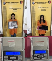 Wow ..Lagi Lagi Wanita Jual Sabu, Satresnarkoba Polres Inhu Ringkus Dua Wanita Muda