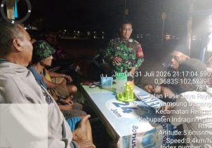 Patroli Malam Babinsa Perkuat Keamanan Lingkungan