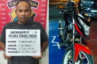 Tak Berkutik, Spesialis Curanmor Diamankan Sat Reskrim Polres Tebing Tinggi