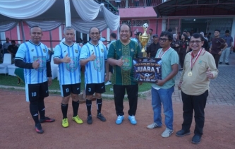Fun Match Forkopimda FC VS Anak Harimau FC Dan Penyerahan Piala Turnamen Sepak Bola HUT Bhayangkara Ke-80 Tahun 2026