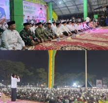 Tim Penyuluhan Karhutla Mabes TNI Hadiri Ceramah UAS Dalam Peringatan Maulid Nabi 1448 H di Inhu