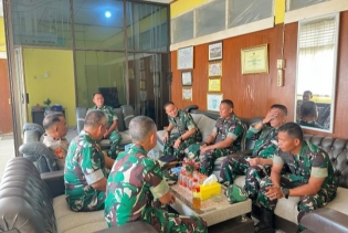 Audiensi di Pasir Penyu Tim Penyuluh Mabes TNI Bahas Pencegahan Karhutla