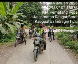 Cegah Karhutla TNI Secara Rutin Melakukan Pemantauan Dengan Menelusuri Daerah Perkebunan